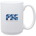 15 Oz. White Grande Mug